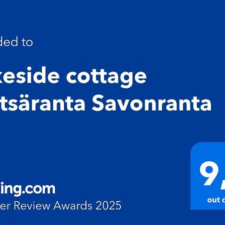 Lakeside Cottage Metsaeranta Savonranta Exterior foto